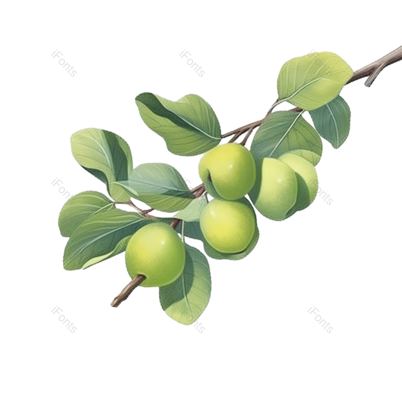 叶子图片,芒种元素,水果PNG,树叶免抠素材
